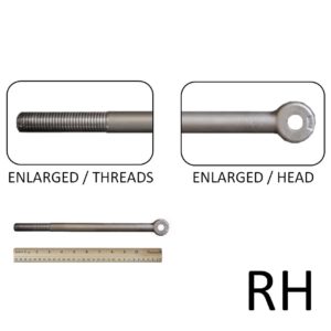 3/4″ x 12″ Long Rod End (RH Threaded, 3/4-10)