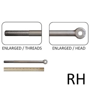 3/4″ x 12-1/2″ Long Rod End (RH Threaded, 3/4-10)