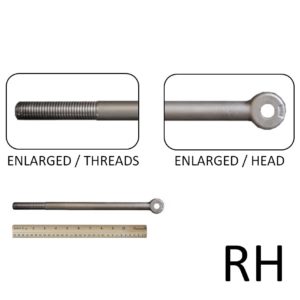 3/4″ x 13″ Long Rod End (RH Threaded, 3/4-10)