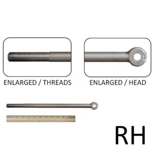 3/4″ x 15-1/2″ Long Rod End (RH Threaded, 3/4-10)