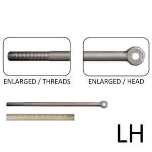 3/4″ x 17-1/2″ Long Rod End (LH Threaded, 3/4-10)