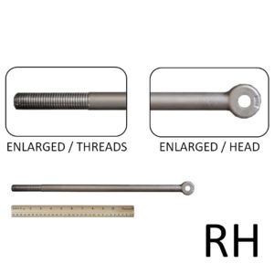 3/4″ x 17-1/2″ Long Rod End (RH Threaded, 3/4-10)