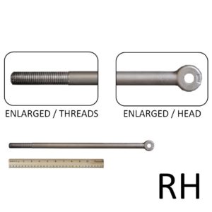 3/4″ x 18″ Long Rod End (RH Threaded, 3/4-10)