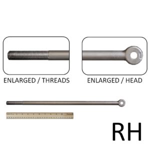 3/4″ x 21″ Long Rod End (RH Threaded, 3/4-10)