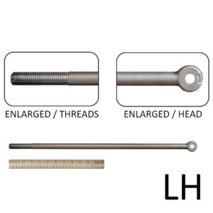 3/4″ x 23-1/2″ Long Rod End (LH Threaded, 3/4-10)