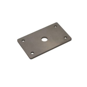 4-1/4″ x 2-1/2″ x 3/16″ metal plate, 5 holes (9/16″ middle hole)