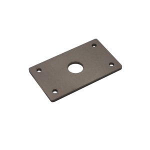 4-1/4″ x 2-1/2″ x 3/16″ metal plate, 5 holes (13/16″ middle hole)