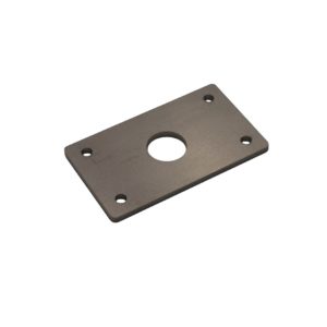 4-1/4″ x 2-1/2″ x 3/16″ metal plate, 5 holes (15/16″ middle hole)